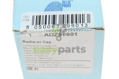 Кришка радіатора Renault Kangoo 1.5dci 03-09/Mazda 626/Honda Civic VI (1.1bar) BLUE PRINT ADZ99901