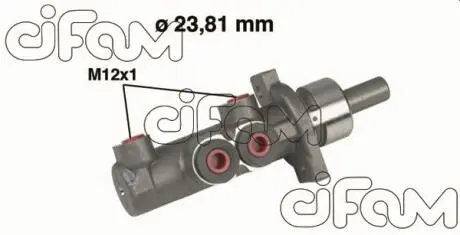Гальмівний циліндр головний Golf/Octavia/Speedster/A3/Leon/Toledo 96-14 CIFAM 202-280
