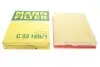 Фільтр повітряний Opel Vectra C 1.8-2.2 16V/2.0-2.2DTI/1.9CDTI/3.0-3.2 02-09/Fiat Croma 1.9JTD/2.2 05 MANN C33189/1 (фото 1)