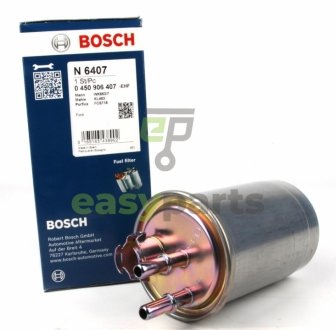 Фільтр паливний Ford Connect 1.8Di/TDCi (55kw) 02- (під клапан) BOSCH 0450906407