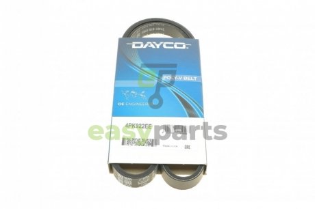 Ремінь генератора Fiat Ducato/Peugeot Boxer 2.2JTD/HDi 06- DAYCO 4PK922EE (фото 1)