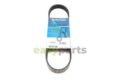 Ремінь генератора Citroen Berlingo/Fiat Ducato 1.9 D/TD 96-03 DAYCO 6PK730