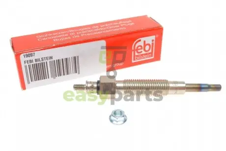Свічка розжарювання Hyundai Galloper I-II/H-1/H100/Terracan/Kia K2500 2.5D 08.91- FEBI BILSTEIN 19097