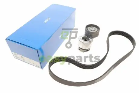 Комплект ременя генератора Renault Megane/Scenic 1.9 dCi/2.0 16V 03- (7PK1127) SKF VKMA 36072