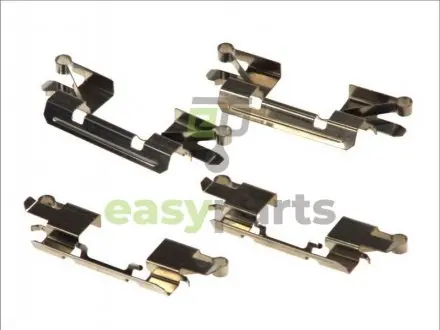 Планка супорта (переднього) прижимна (к-кт) Mitsubishi L200 05-/Nissan Leaf 10- (Tokico) QUICK BRAKE 1091769