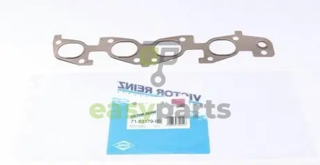 Прокладка колектора випускного Suzuki Baleno 1.8 GTX 96-02 VICTOR REINZ 715317900