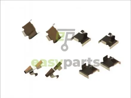 Планка супорта (переднього) прижимна (к-кт) Kia K2500/K2700 99- (Akebono) QUICK BRAKE 1091718