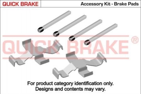 Гальмівні аксесуари QUICK BRAKE 1091039 (фото 1)