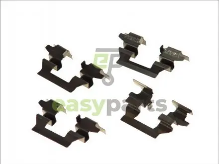 Планка супорта (заднього) прижимна (к-кт) Nissan X-Trail/Renault Kangoo 01- (Akebono) QUICK BRAKE 1091625