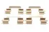 Планка супорта (переднього) прижимна (к-кт) MB C-class (W203/S203)/Peugeot 407/Skoda Fabia 99- QUICK BRAKE 1091230 (фото 1)