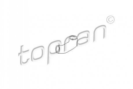 Шланг радіатора (система охолодження) TOPRAN / HANS PRIES 205720 (фото 1)