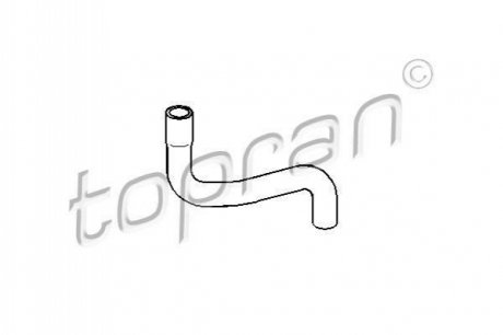 Патрубок системи охолодження Seat Cordoba 1.6 i 96-/VW Golf 91- TOPRAN / HANS PRIES 109015