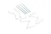 Планка супорта (переднього) прижимна (к-кт) Mazda 323 94-98/Kia Rio 00-05 (Sumitomo) QUICK BRAKE 1091209 (фото 2)