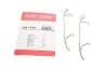 Планка супорта (переднього) прижимна (к-кт) Volvo 850/C70/S70//V70/XC70 91-07 (Ate) QUICK BRAKE 1091159 (фото 1)