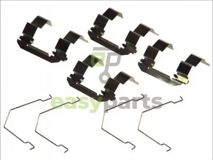 Планка супорта (переднього) прижимна (к-кт) Mazda 323/626 91-02 (Akebono) QUICK BRAKE 1091158