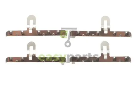 Планка супорта (переднього) прижимна (к-кт) VW Caddy 1.5-1.8 82-92 (Kels-Hayes) Delphi LX0071