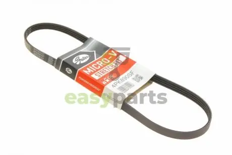 Ремінь генератора Ford Focus III/IV 2.0 ST/2.3 RS 12- (4PK890) Gates 4PK890SF