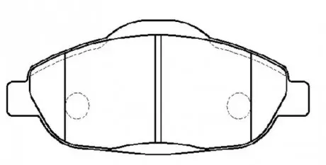 Фото 1 - колодки гальмівні CTR CKPU-51 Колодки гальмівні CTR CKPU-51 (фото 1)