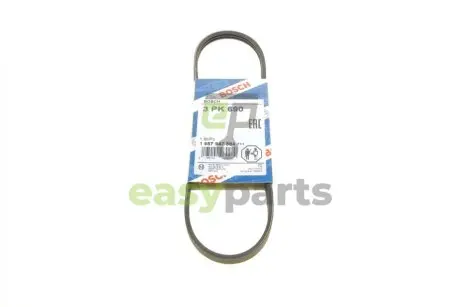 Ремень генератора Fiat Fiorino 1.7D/ Opel Vectra 1.8-2.0i 86-01 (3PK690) BOSCH 1 987 947 884