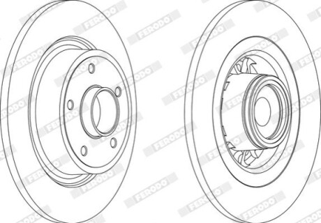 Диск тормозной FERODO DDF15691