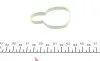 Прокладка колектора впускного Ford Focus/Mondeo/Connect 1.6-2.0i 96-13 ELRING 364071 (фото 2)