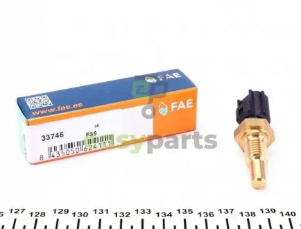 Датчик температури охолоджуючої рідини Ford Focus 1.4/1.6 98-07 ((M12x1.75) чорний FAE 33746