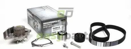 Комплект ГРМ + помпа Citroen Berlingo/Jumpy 1.9D 98- HEPU PK08410