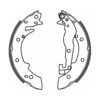 Комплект тормозных колодок ABE C0P001ABE
