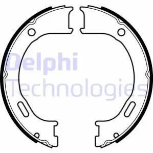 Гальмівні колодки, барабанні Delphi LS2076
