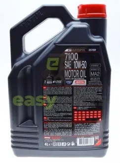 Олива 10W50 7100 4T (4L) (DUCATI/KTM/BMW) MOTUL 838141