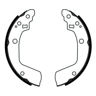 Комплект тормозных колодок ABE C08029ABE