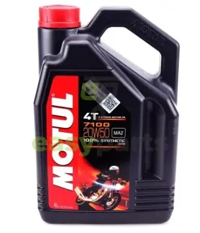 Олива 20W50 4T 7100 (4L) (104104) MOTUL 836441