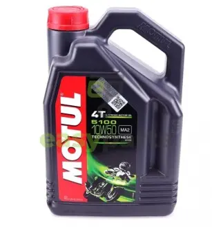 Олива 10W50 5100 4T (4L) (SM/SL/SJ/SH/SG) (104076) MOTUL 836841