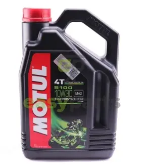 Олива 10W30 5100 4T (4L) MOTUL 836641