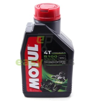 Олива 10W50 5100 4T (1L) (SM/SL/SJ/SH/SG) MOTUL 836811