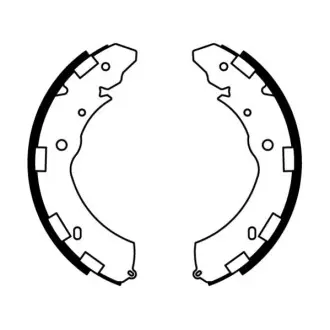Тормозные колодки, барабанные ABE C05060ABE
