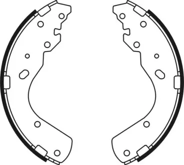 Тормозные колодки, барабанные ABE C03044ABE