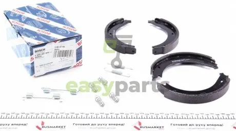Колодки ручника MB Vito (W638) 96-03 (178x20) (з пружинками) BOSCH 0986487605