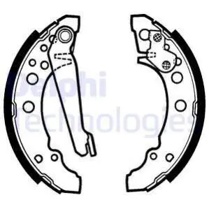Гальмiвнi колодки барабаннi Delphi LS1276