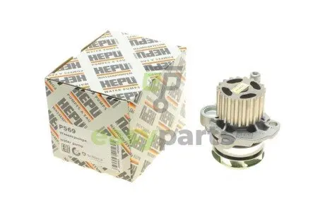 Помпа води VW Caddy III 2.0TDI 07-10/Golf IV 1.9TDI 98- (19z/7 лопастей) (шків d=56) HEPU P569