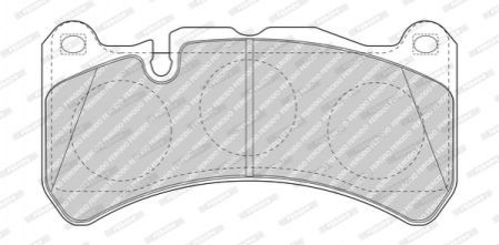 Колодки гальмівні дискові FERODO FDB4212