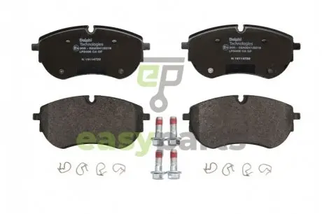 Тормозные колодки, дисковые. Delphi LP3406