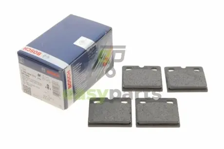 Колодки гальмівні (задні) Audi R8/Tesla Model S/X 13- BOSCH 0986494775
