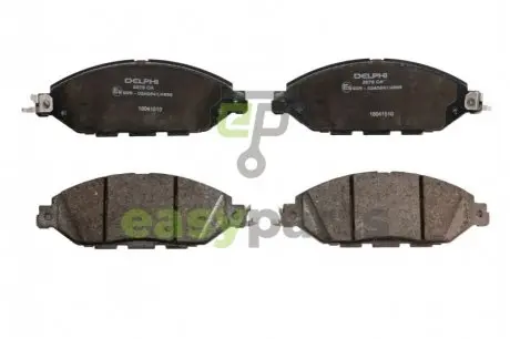 INFINITI гальмівні колодки передн. QX60, JX SUV, NISSAN MURANO III, PATHFINDER IV Delphi LP3278