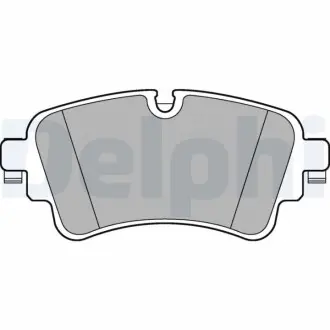 Гальмiвнi колодки дисковi Delphi LP3240