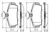 Комплект тормозных колодок, дисковый тормоз BOSCH 0986495070 (фото 1)