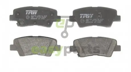 Комплект гальмівних колодок з 4 шт. дисків TRW GDB3594