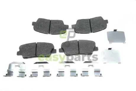 Колодки гальмівні (задні) Hyundai Santa Fe II 06-/Kia Sorento II 09- (Akebono) ATE 13046056332