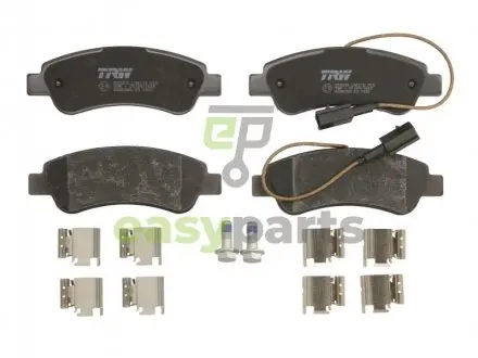 Гальмiвнi колодки дисковi Citroen Jumper/Fiat Ducato/Peugeot Boxer 06- TRW GDB2068