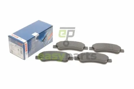 Колодки гальмівні (задні) Citroen Jumper/Fiat Ducato/Peugeot Boxer 06- (з аксесуарами) BOSCH 0986495254
